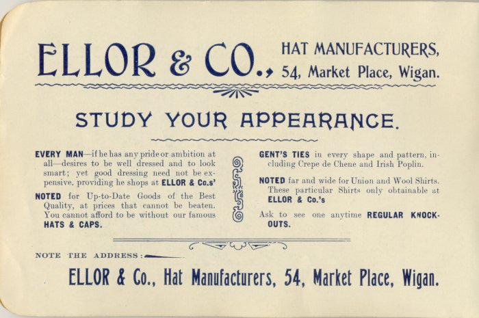 Ellor & Co., Hat Manufacturers