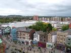 View from the top of Wigan Parish Church tower, October 2008 View from the top of Wigan Parish Church tower, October 2008