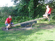 The see-saw challenge at At The Nevison Inn