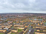 View from top of St Catharine's Church, Scholes View from top of St Catharine's Church, Scholes