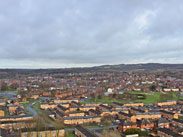 View from top of St Catharine's Church, Scholes