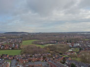 View from top of St Catharine's Church, Scholes View from top of St Catharine's Church, Scholes