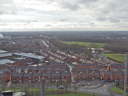 View from top of St Catharine's Church, Scholes