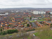 View from top of St Catharine's Church, Scholes View from top of St Catharine's Church, Scholes