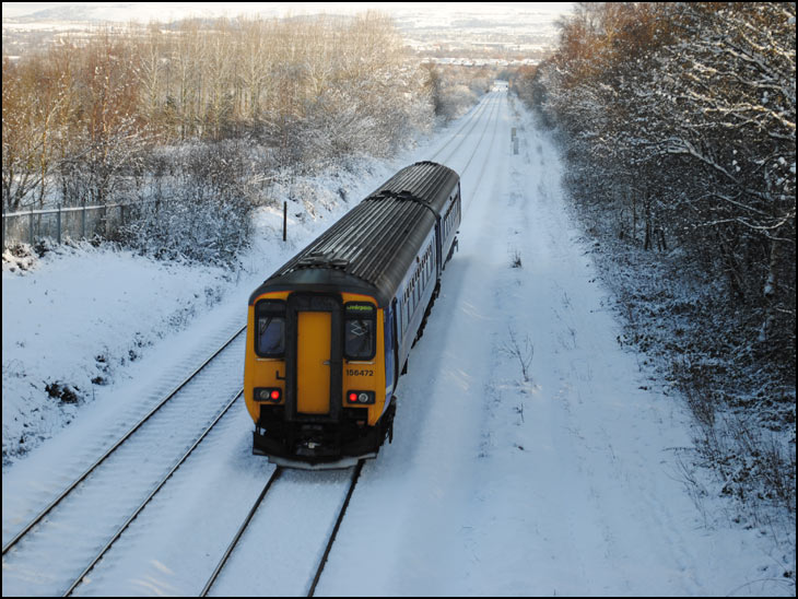 Train through the Snow...