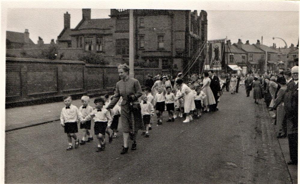 St Andrew's Walking Day. Late 1940's or early 1950's St Andrew's Walking Day. Late 1940's or early 1950's
