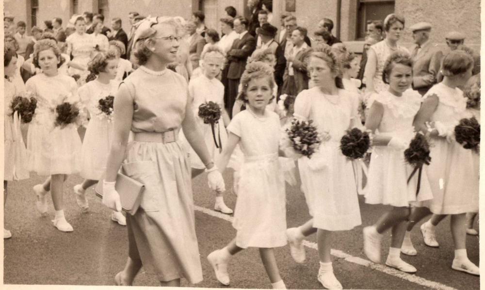 St Wilfrid's walking day 1950's St Wilfrid's walking day 1950's