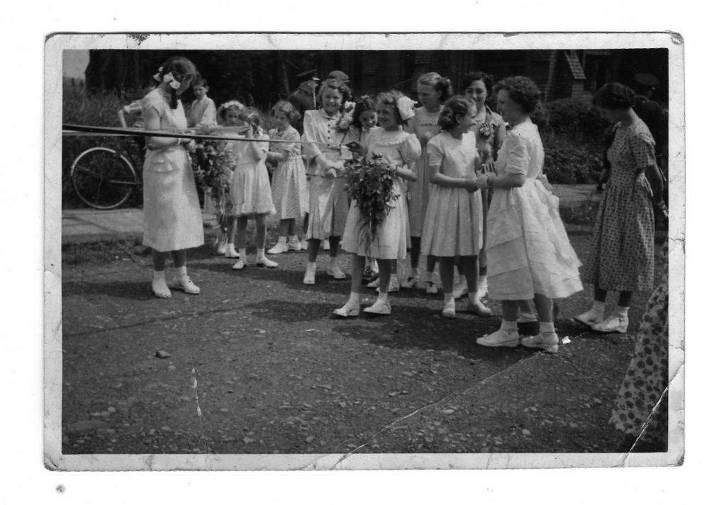 walking day around 1950 