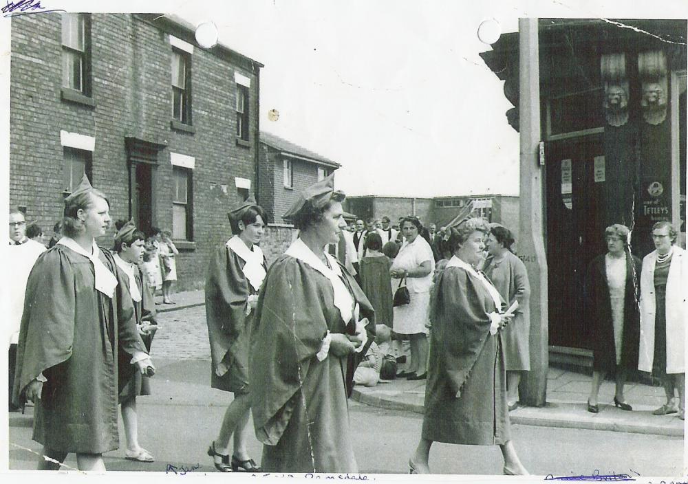 1960s walking day, Higher Ince. 1960s walking day, Higher Ince.