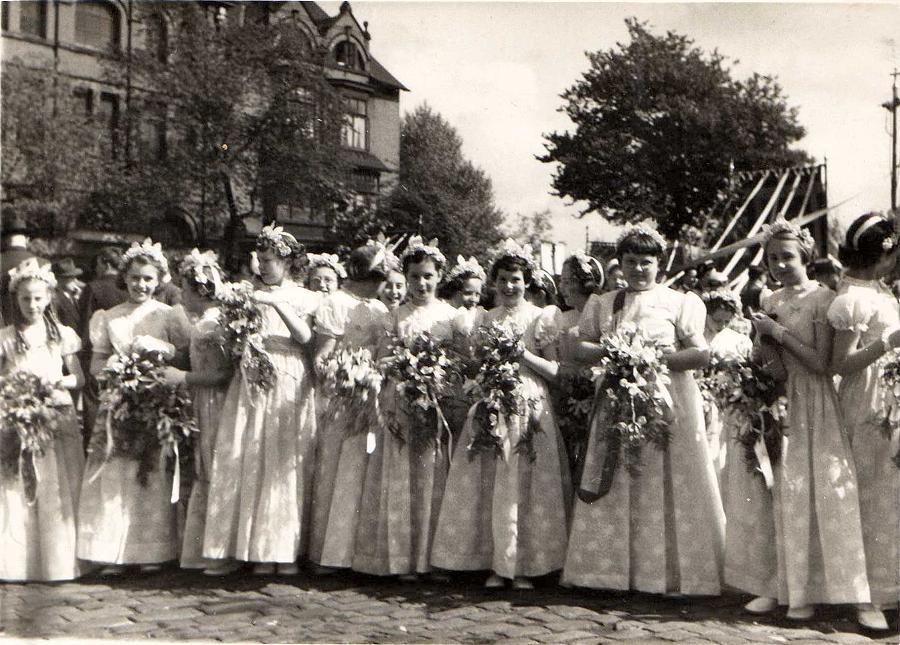 St John's Whit Walking Day, 1959. St John's Whit Walking Day, 1959.
