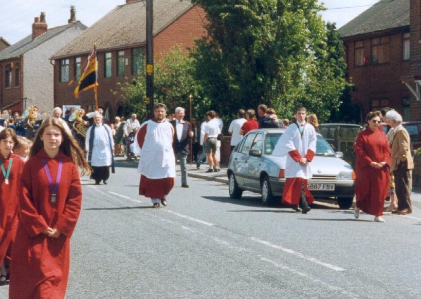 Part of the choir. June 1996.