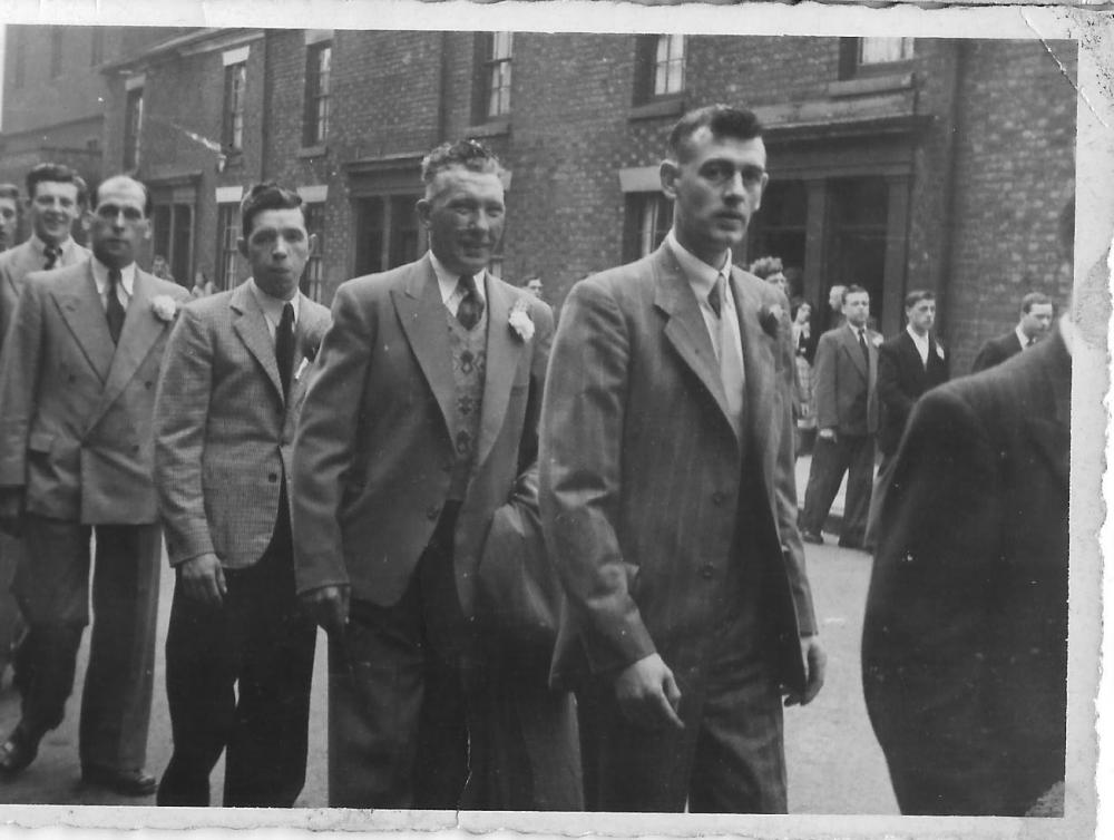 Men Walking at St Thomas