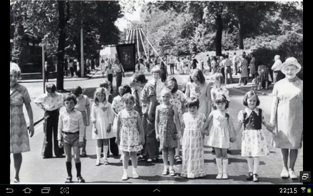 walking day about 1976 walking day about 1976