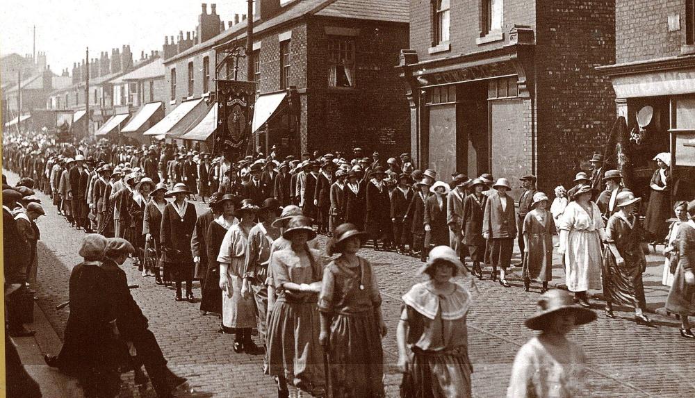 Members of St. Cuthbert's Church Annual Walking Day 1924 Members of St. Cuthbert's Church Annual Walking Day 1924