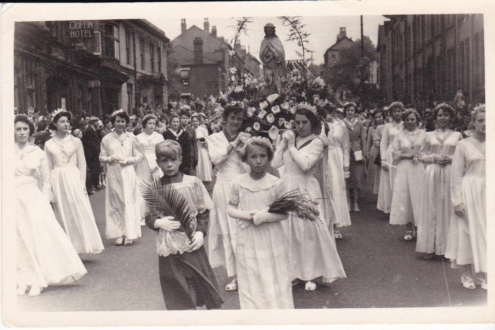 St John's .R.C Church, Stadishgate. Wigan. 1956.