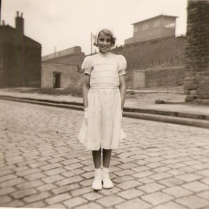 Jean Middleton in Great George St on Walking Day