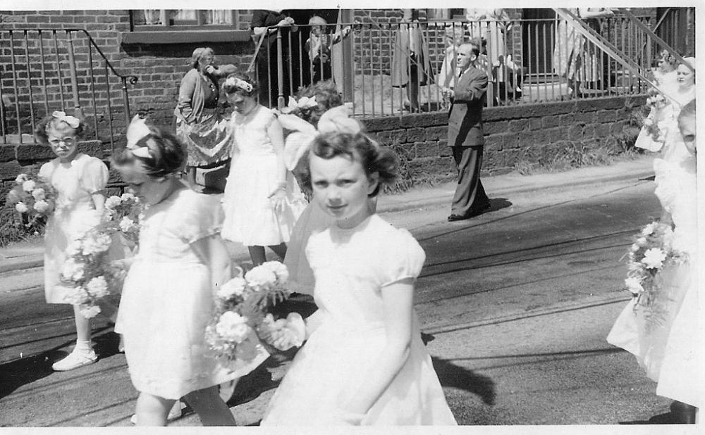 St Stephen's Whelley Walking Day mid 1950s