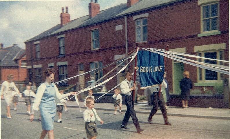 Bamfurlong Methodist Church Walking day, 1965. Bamfurlong Methodist Church Walking day, 1965.