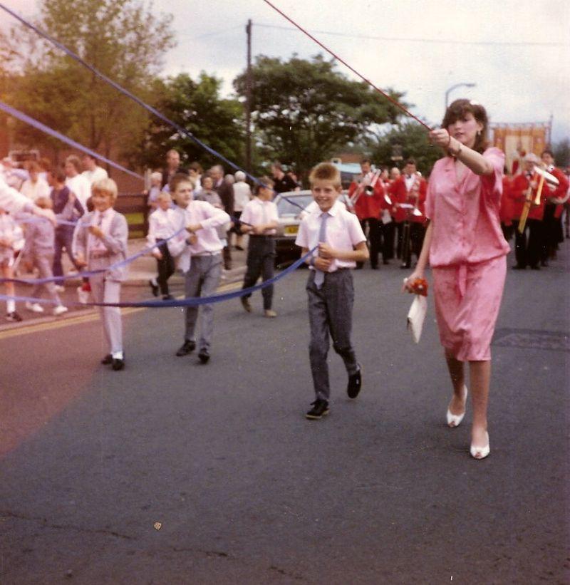 St Pauls Goose Green walking day, 1986.