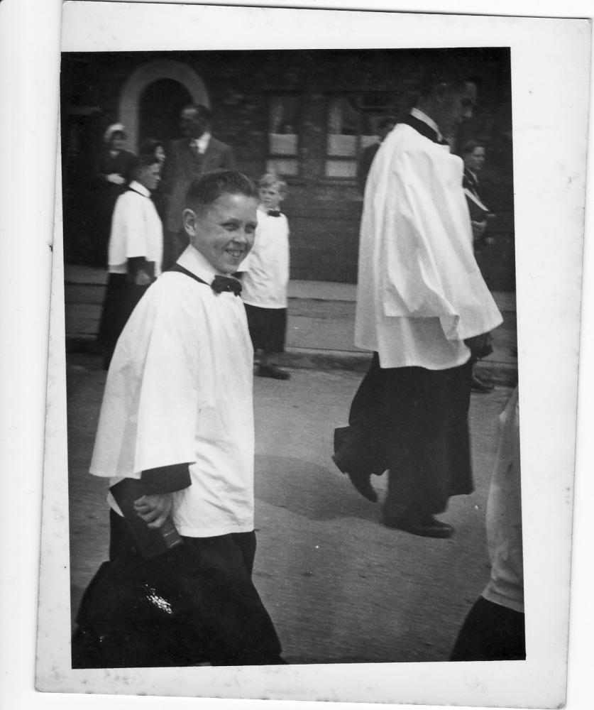 Choir Boys  Holy Trinity Walking Day June 1954