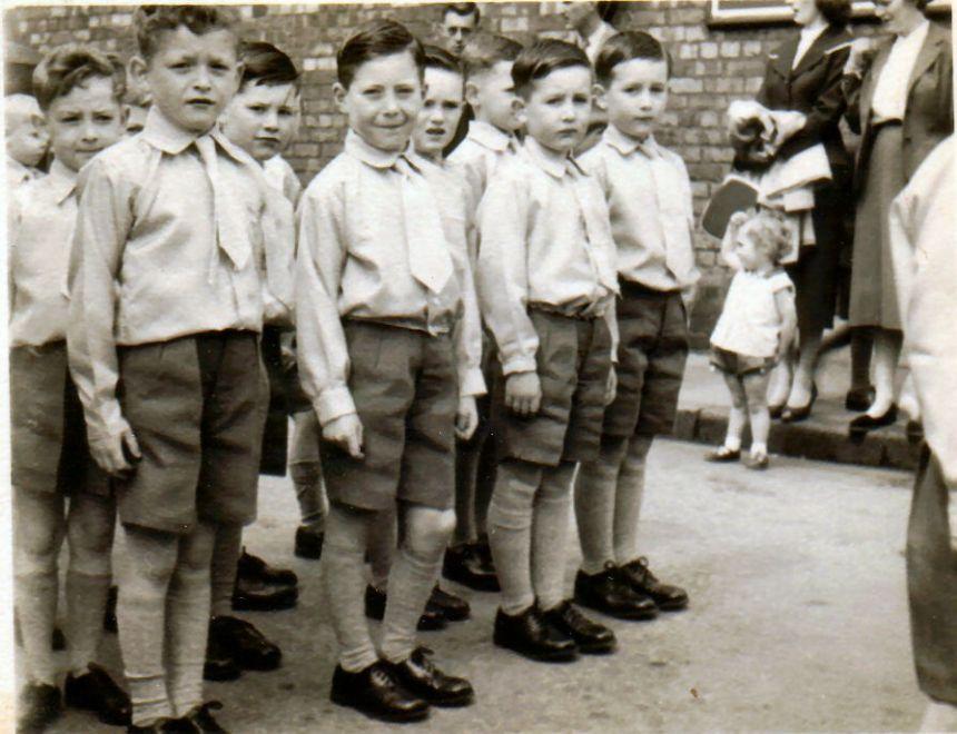 Walking day, 1958. Walking day, 1958.