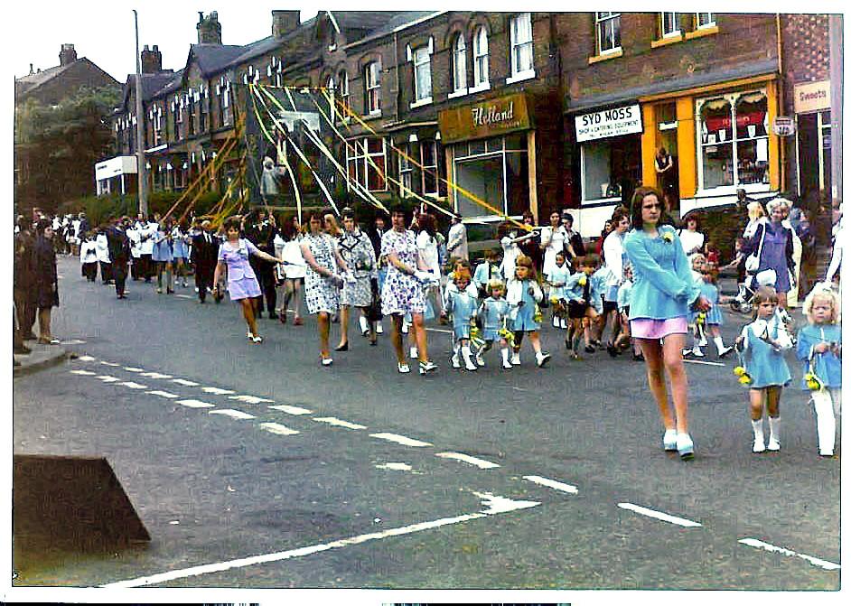 St. Marks walking day 1974 - rework of photo by Tim Cooke, item #: 27439
