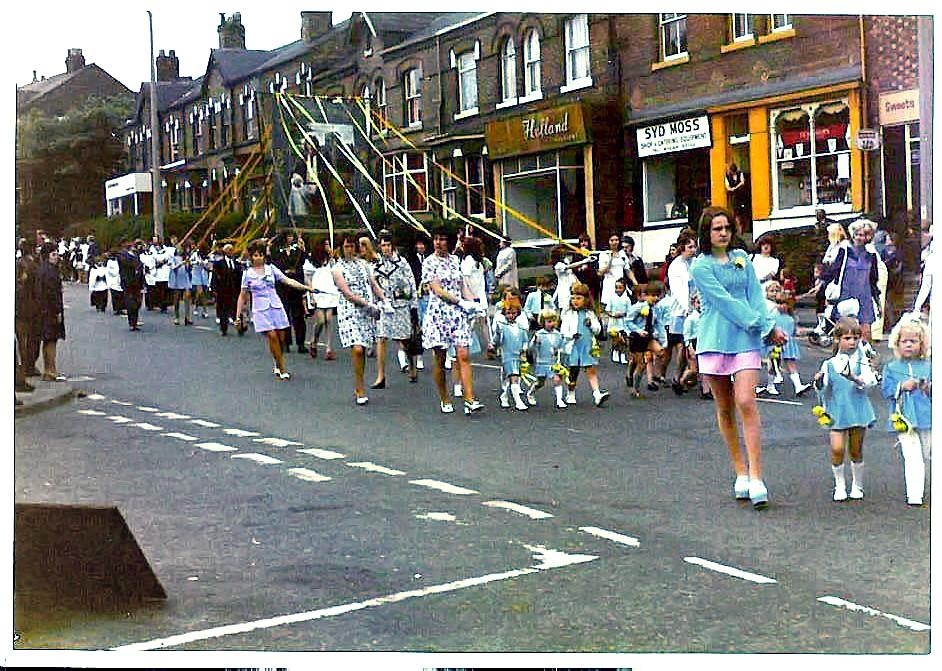 St. Marks walking day 1974 - rework of photo by Tim Cooke, item #: 27439 St. Marks walking day 1974 - rework of photo by Tim Cooke, item #: 27439