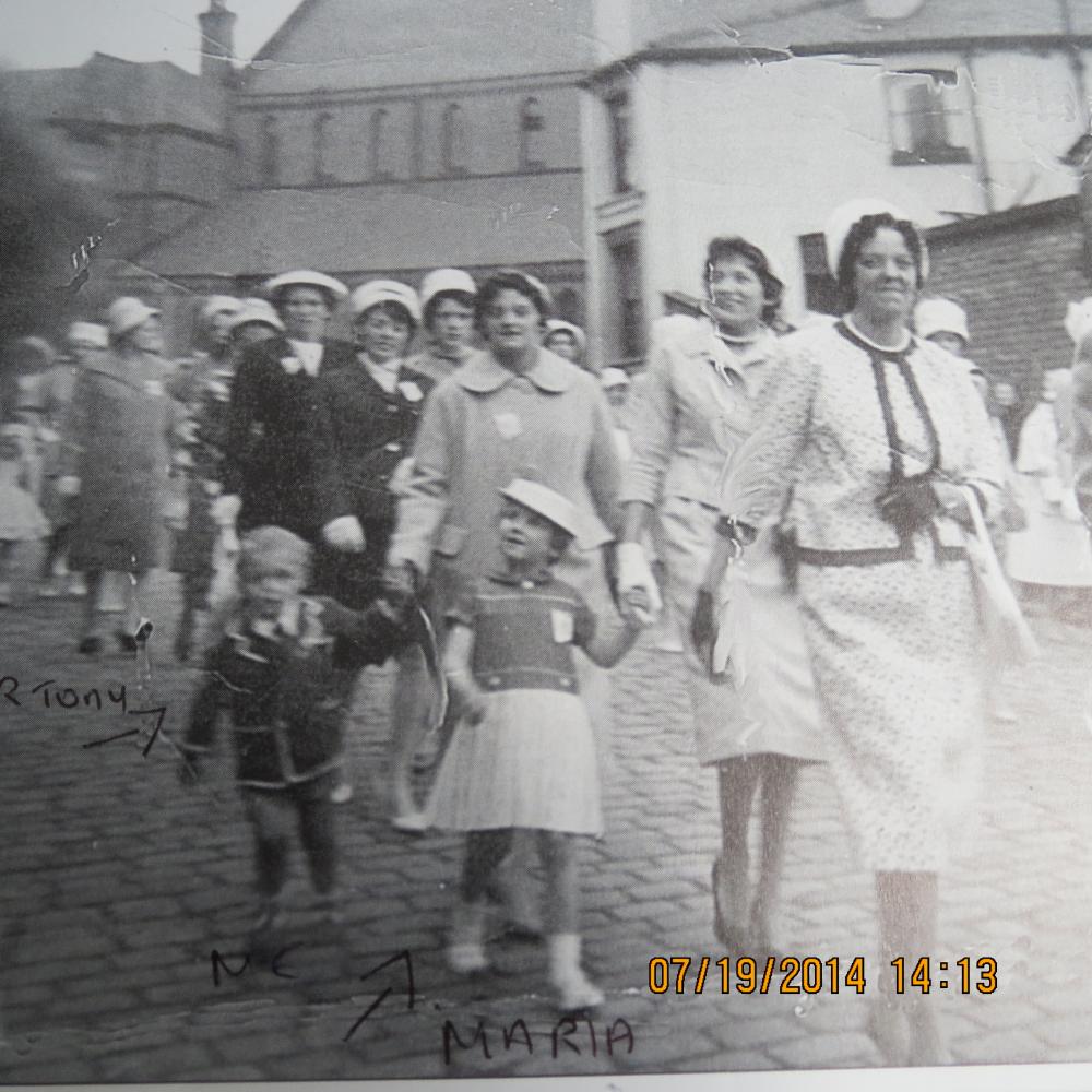 St Patricks Walking Day Rupert Street  1960