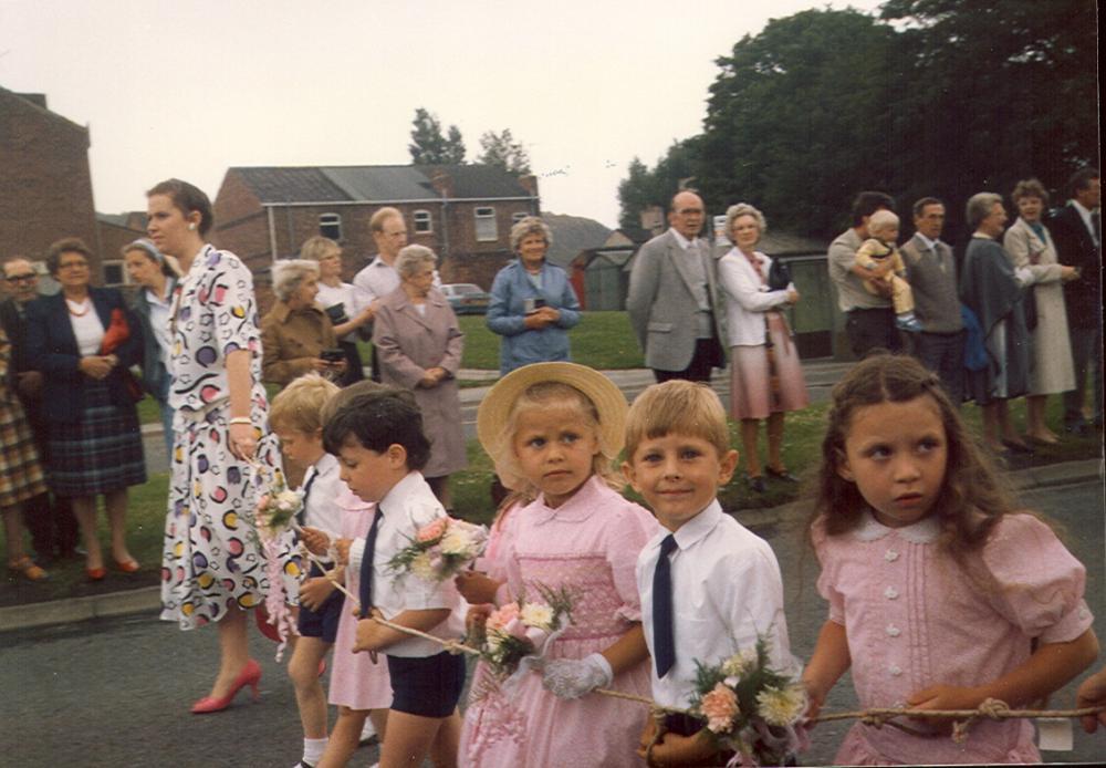 St Pauls Goose Green walking day c1985. St Pauls Goose Green walking day c1985.