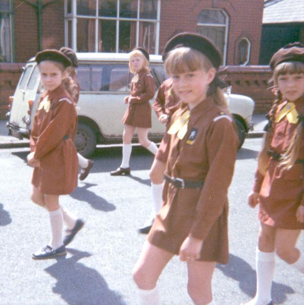 Brownies in Swinley, c1973. Brownies in Swinley, c1973.