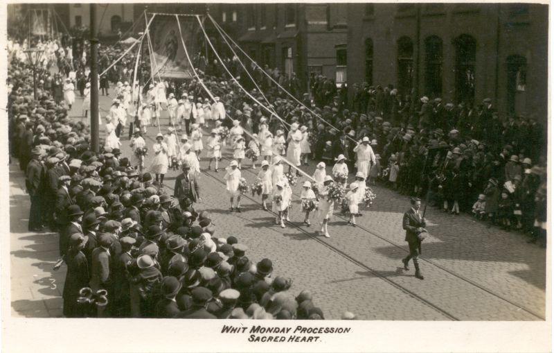Whit Monday Procession, Sacred Heart. Whit Monday Procession, Sacred Heart.