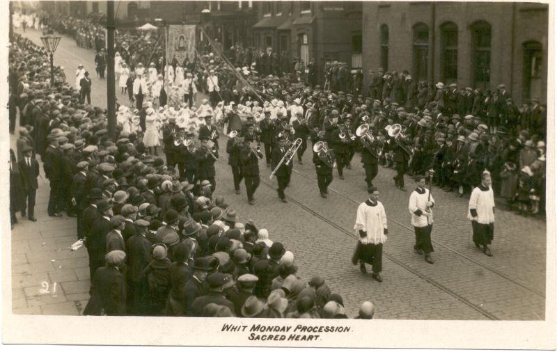 Whit Monday Procession, Sacred Heart. Whit Monday Procession, Sacred Heart.