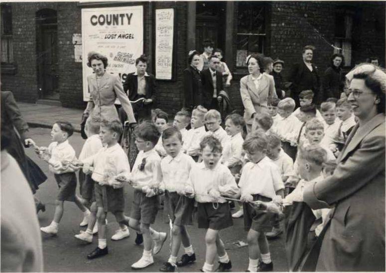 St Catharine's Walking Day, c1950.