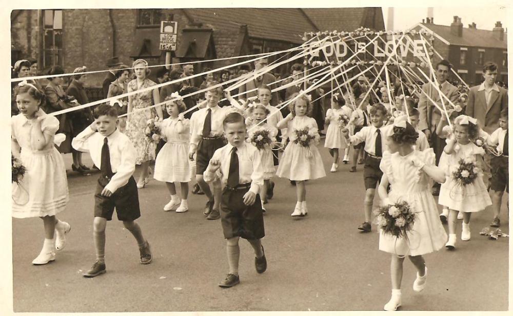 start of walking day 1956 ish start of walking day 1956 ish