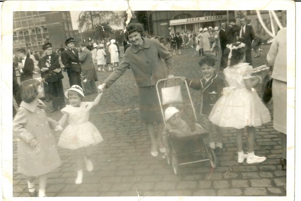 Whit Monday market square 1962 Whit Monday market square 1962