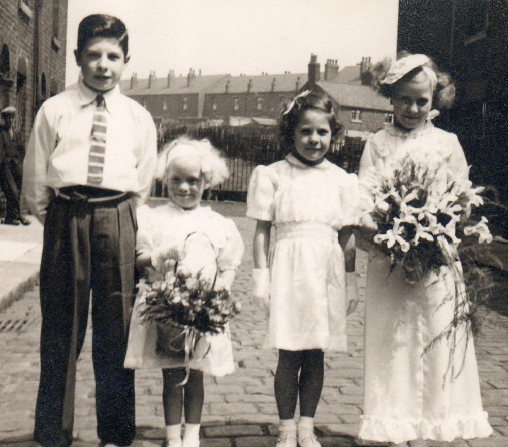 Before the Walk at All Saints Hindley c 1948