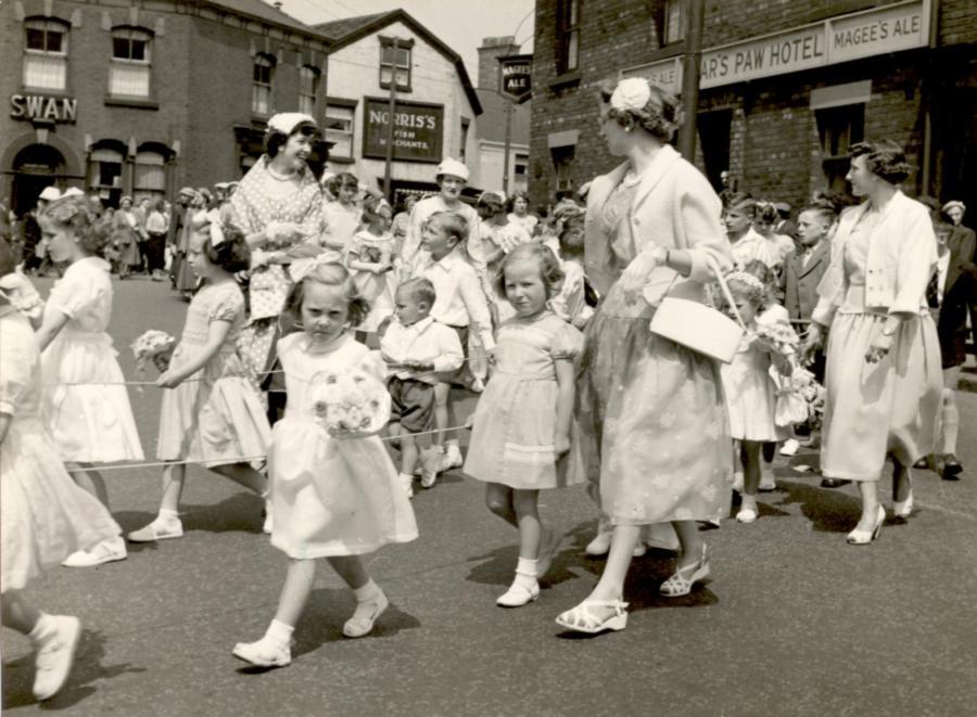 St Georges walking day, c1957. St Georges walking day, c1957.