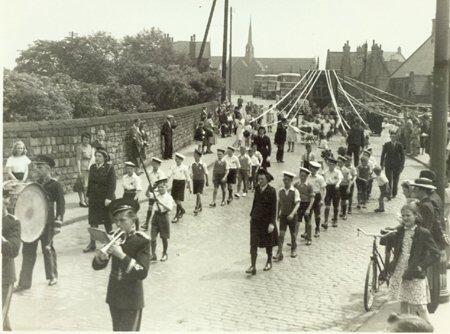 Ince St Mary's Walking Day, 1950. Ince St Mary's Walking Day, 1950.