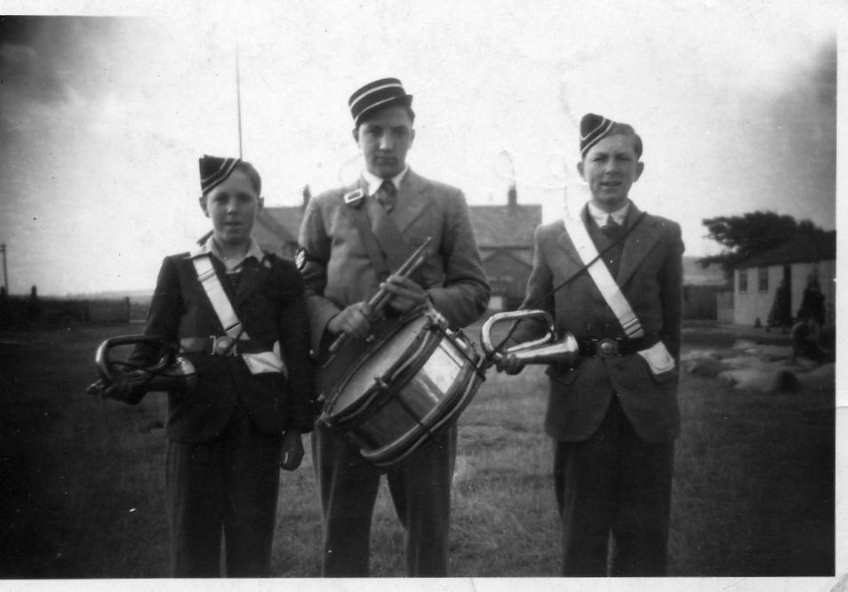 Members of Abram Boys Brigade