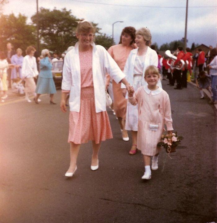St Pauls Goose Green walking day, 1986.