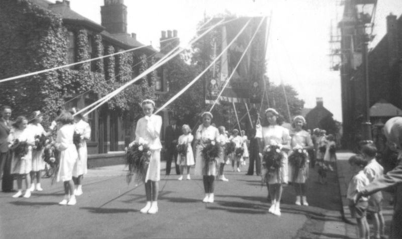 May Walk, Dicconson Terrace, c1960. May Walk, Dicconson Terrace, c1960.