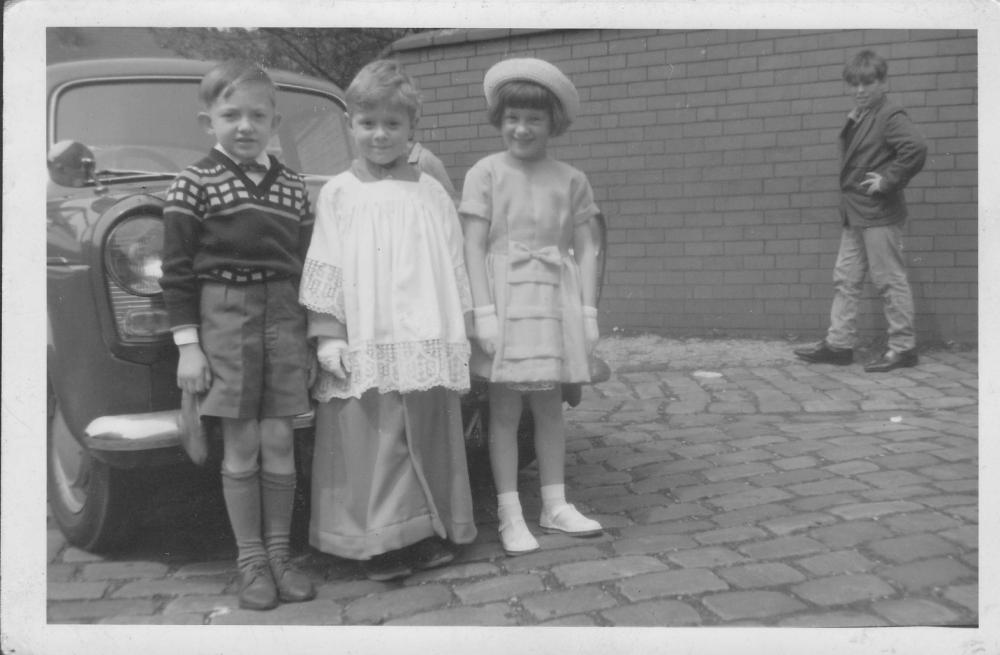 Outside St Williams Church/School  (year unknown)