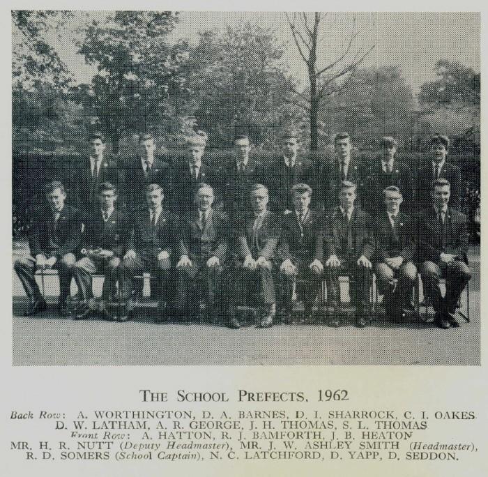 Wigan Grammar School 1962 Wigan Grammar School 1962