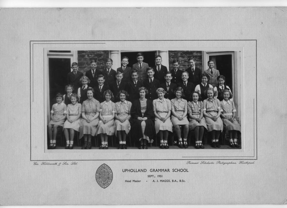 Upholland Grammar ( old school )-Form 2A ,Sept. 1951