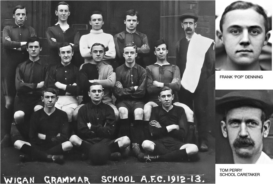 Wigan Grammar School 1912 - 1913 Football Team Wigan Grammar School 1912 - 1913 Football Team