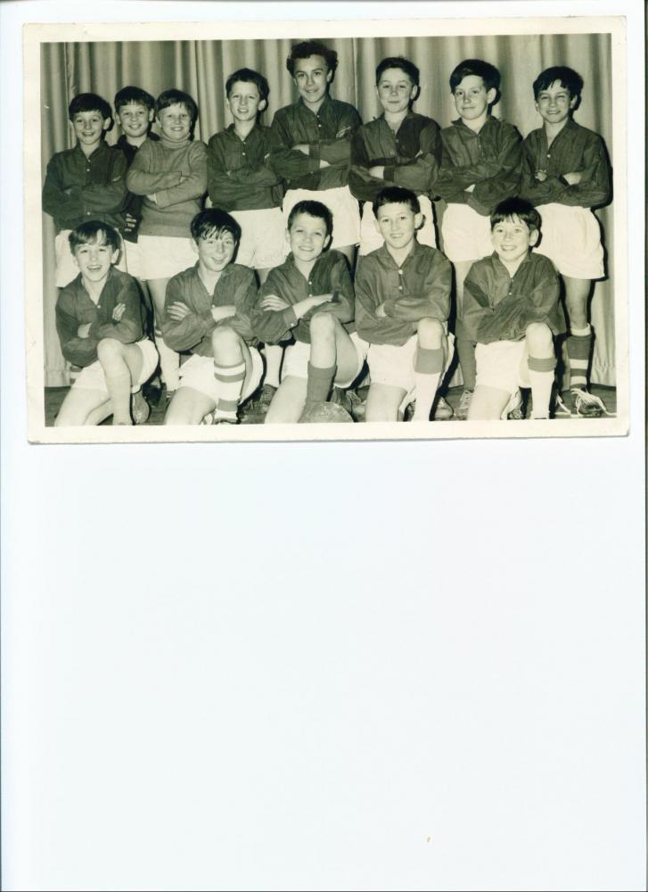 1st year football team '66 or '67 1st year football team '66 or '67