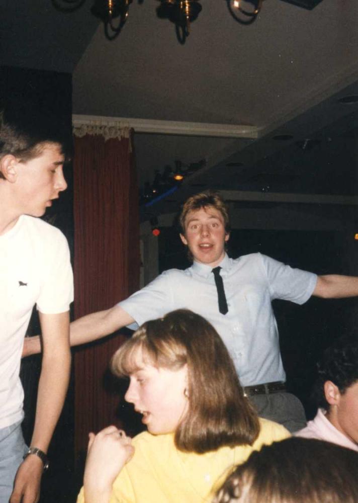 Leavers meal May 1986