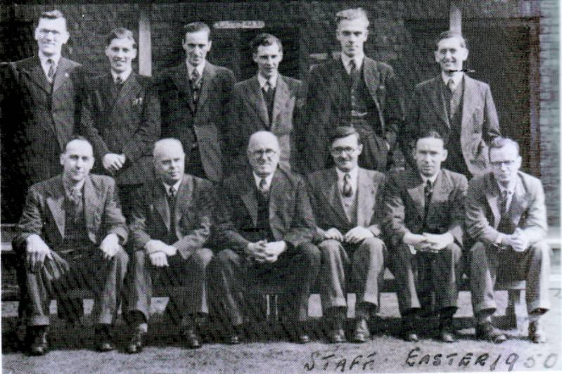 All Saints Boys Staff, Easter 1950.