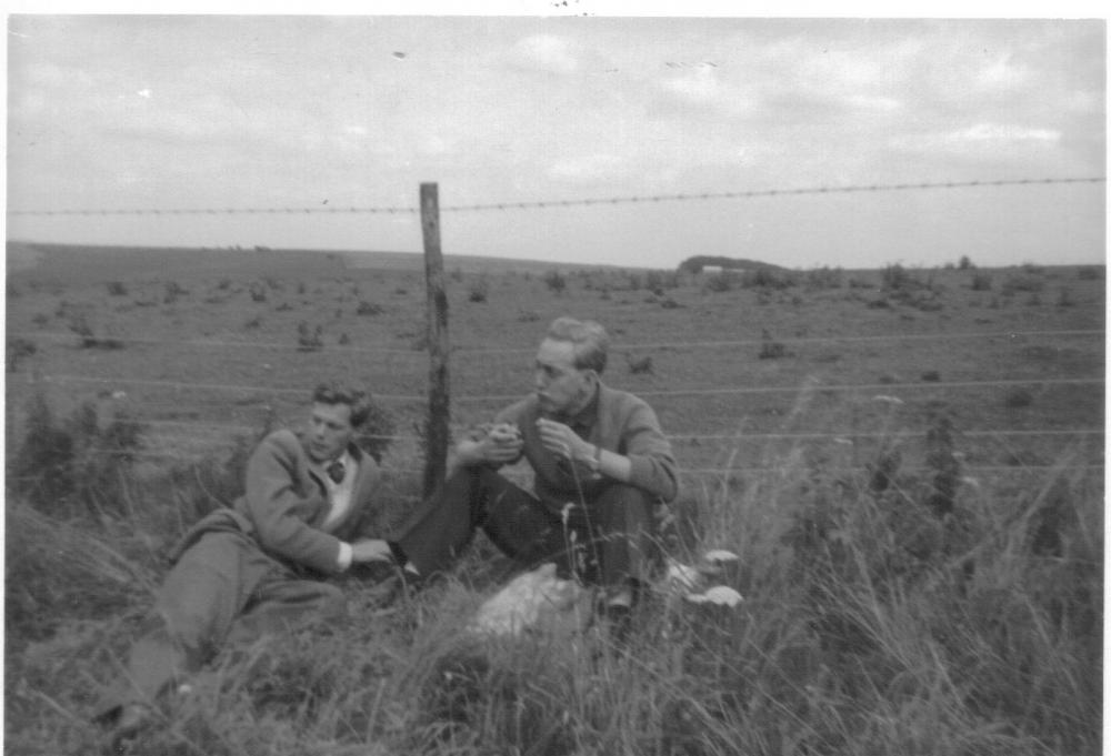 Camping Trip to Charmouth 1963 Teachers at  Rest