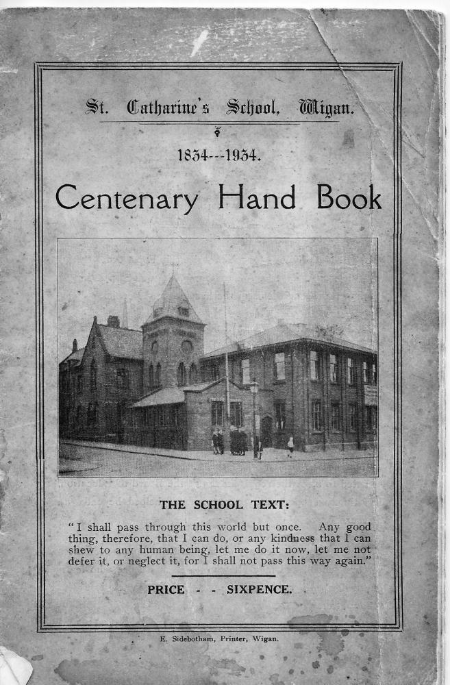 St Catharine's Junior and Infants School Centenary Handbook 1834-1934